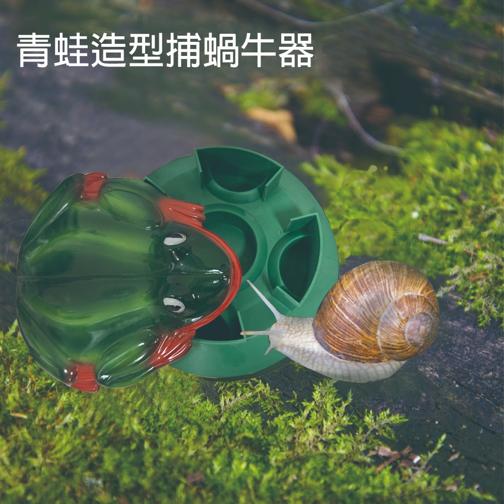 GS MALL 台灣製造 青蛙造型捕蝸牛器 捕蟲器 蝸牛器 抓蟲器 抓蝸牛 青蛙造型 青蛙, , large