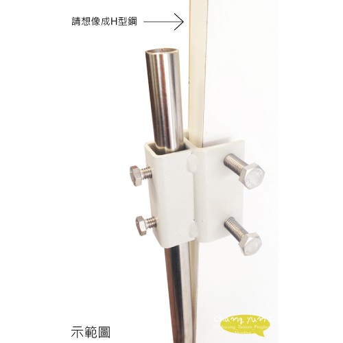昌運監視器 H型鋼 監視器 夾具 固定架 快速安裝、免鑽孔【訂製品】, , large
