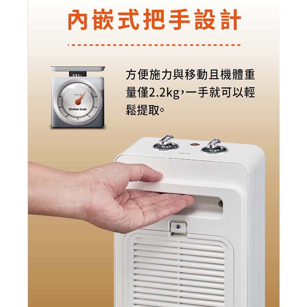 SANLUX Upright Ceramic Heater R-CF621T, , large