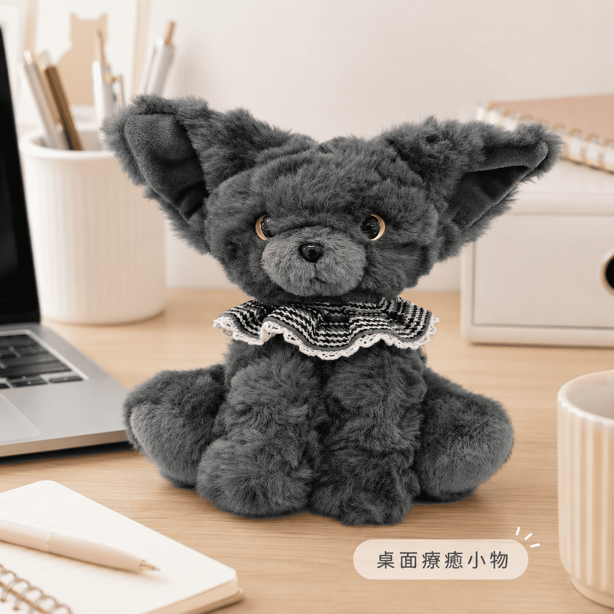 【際洋文化】象皮兔 德文貓花邊圍巾款, , large