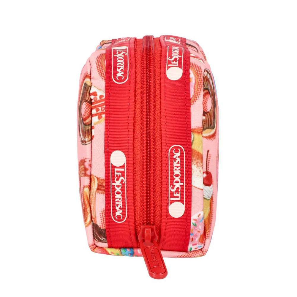 Lesportsac Rectangular Cosmetic 長形化妝包 盥洗包 收納包 女包(甜甜圈派對), , large