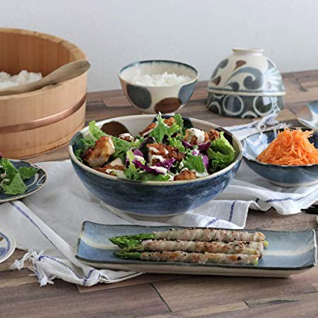 Biqing Ceramic Noodle Bowl (Hundred Balls), , large