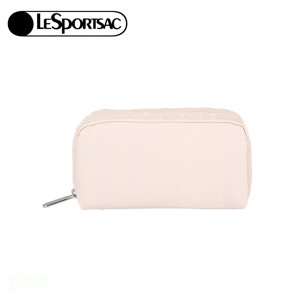 LeSportsac Rectangular Cosmetic 長形化妝包 送禮-晨曦桃粉, , large