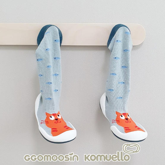 【KOMUELLO】學步鞋<及膝>─夢夢貓(115mm/125mm/135mm), , large