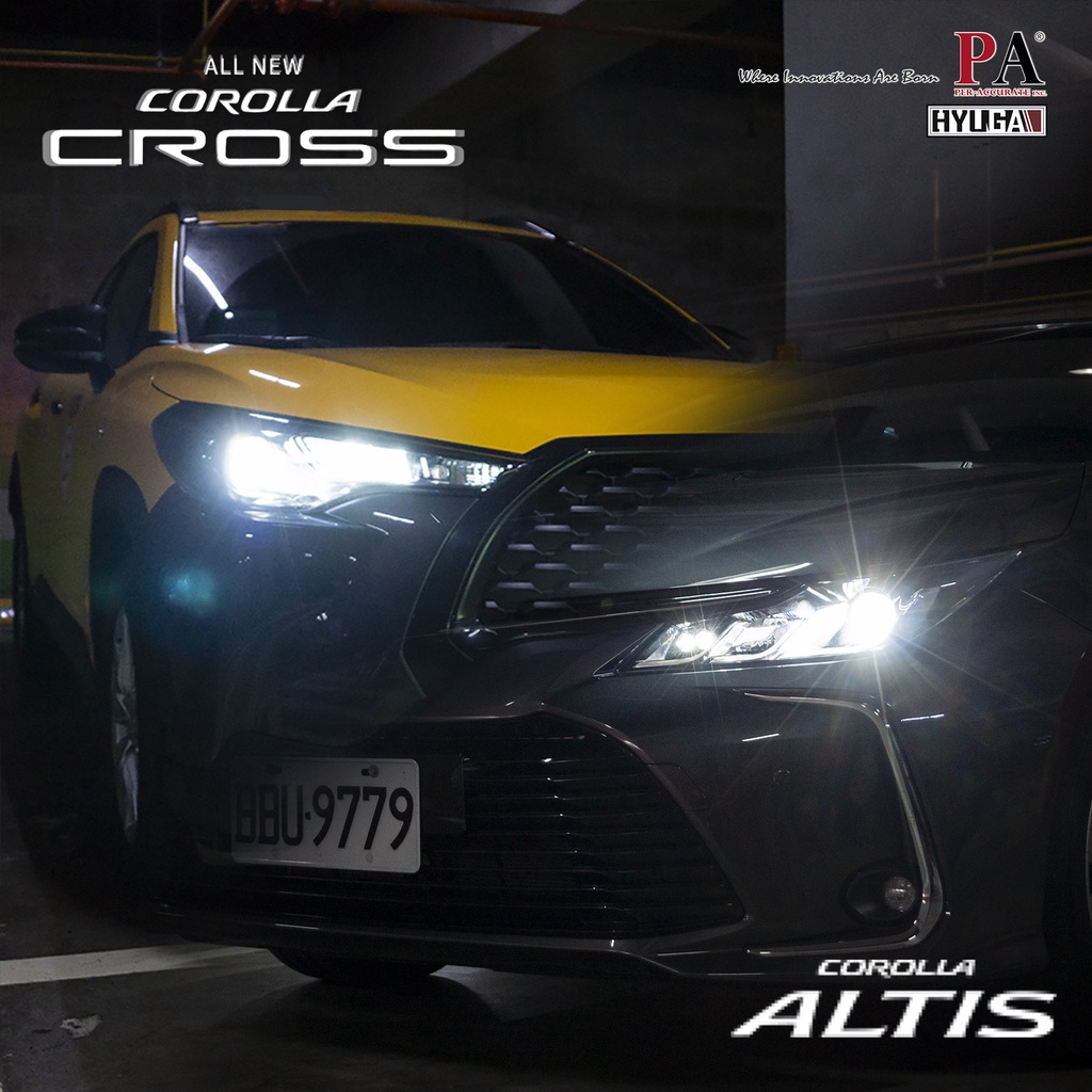 【PA LED】Corolla Cross Altis 12代 HIR2 9012 LED 大燈 頭燈 白光 黃光, , large