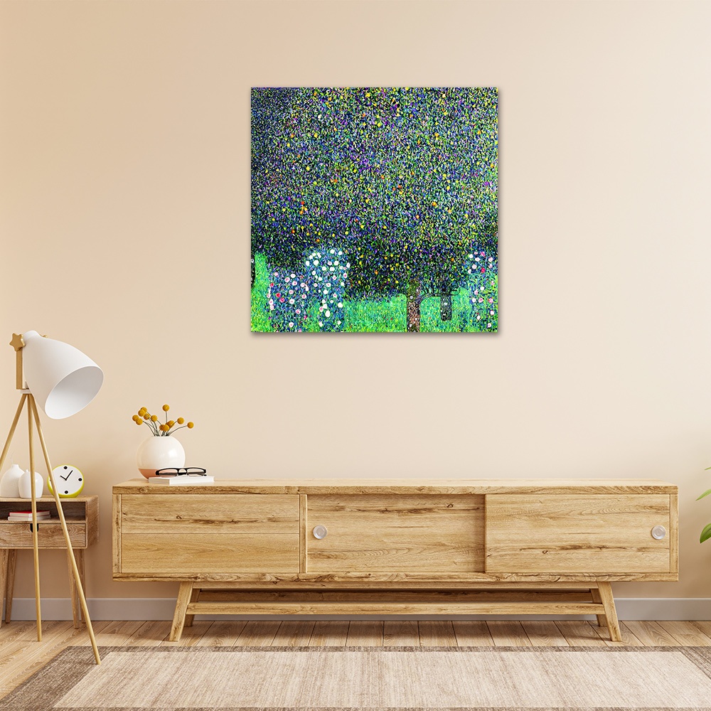【御畫房】花園 國家一級畫師手繪油畫80&times;80cm(VF-174), , large