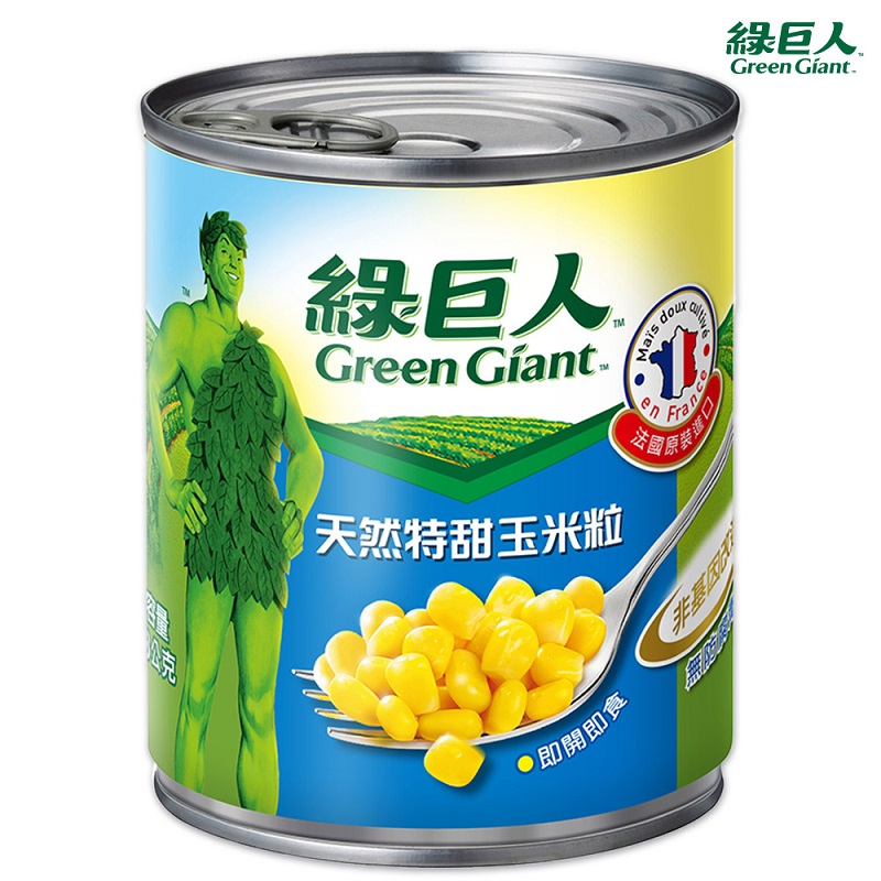 綠巨人天然特甜玉米粒198g, , large