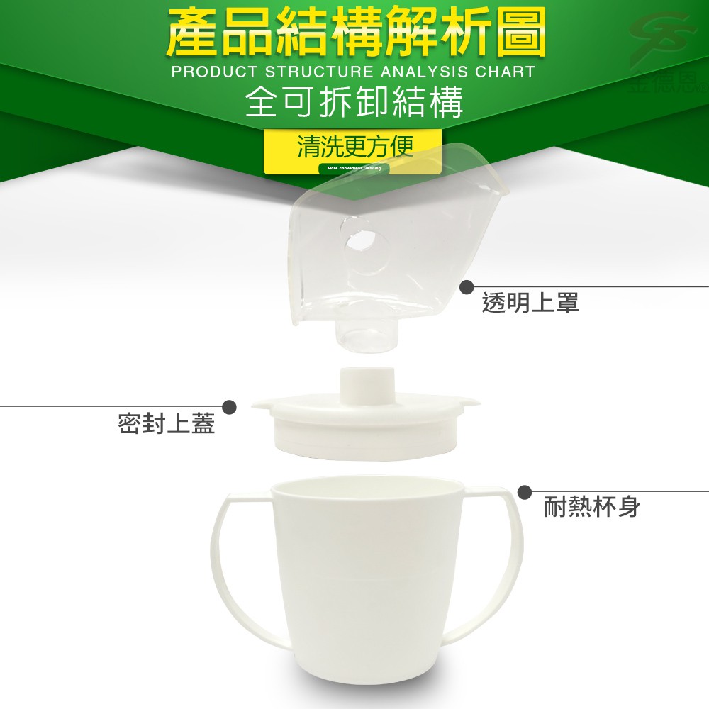 GS MALL 台灣製造 蒸氣霧化杯 霧化杯 蒸氣水杯 蒸氣杯 霧化杯 水杯 蒸臉器 臉部保養 蒸臉機, , large