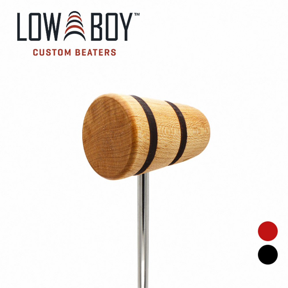 LOW BOY Standard 原木紅線 手工 大鼓鼓槌【敦煌樂器】, , large