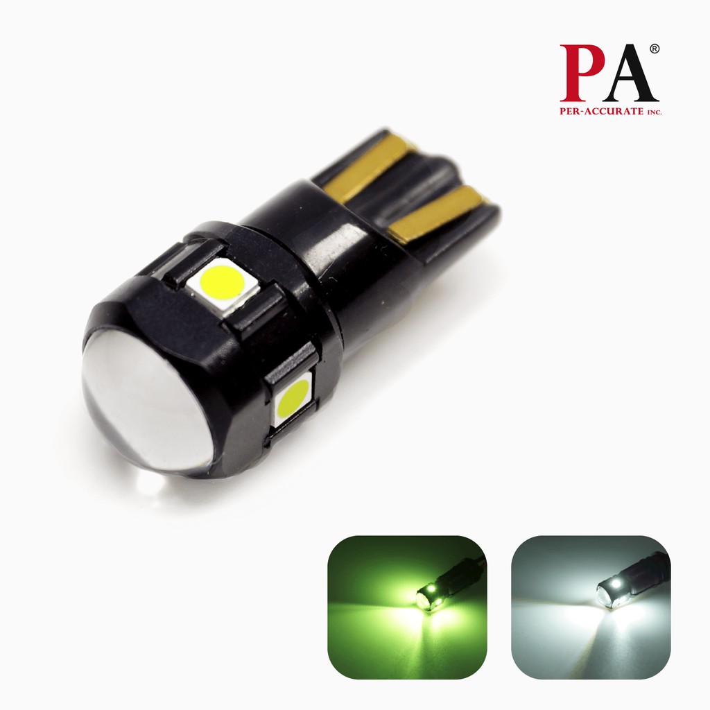 【PA LED】T10 LED 燈泡｜【黑武士】 倒車燈 小燈 紅光 白光 檸檬綠 室內燈 牌照燈, , large