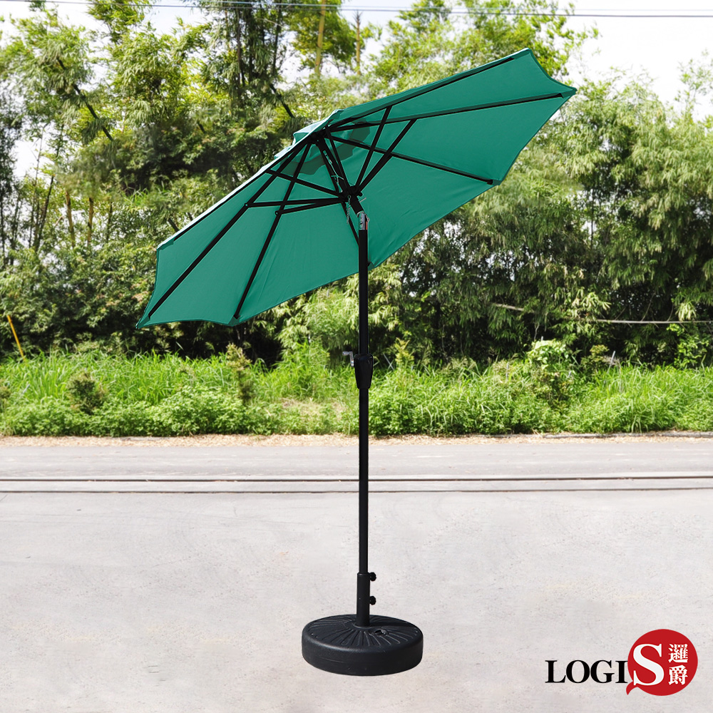(LOGIS) 7尺 可彎頭手搖傘 (不含傘座) 休閒傘 遮陽傘 戶外傘 J-210A, , large