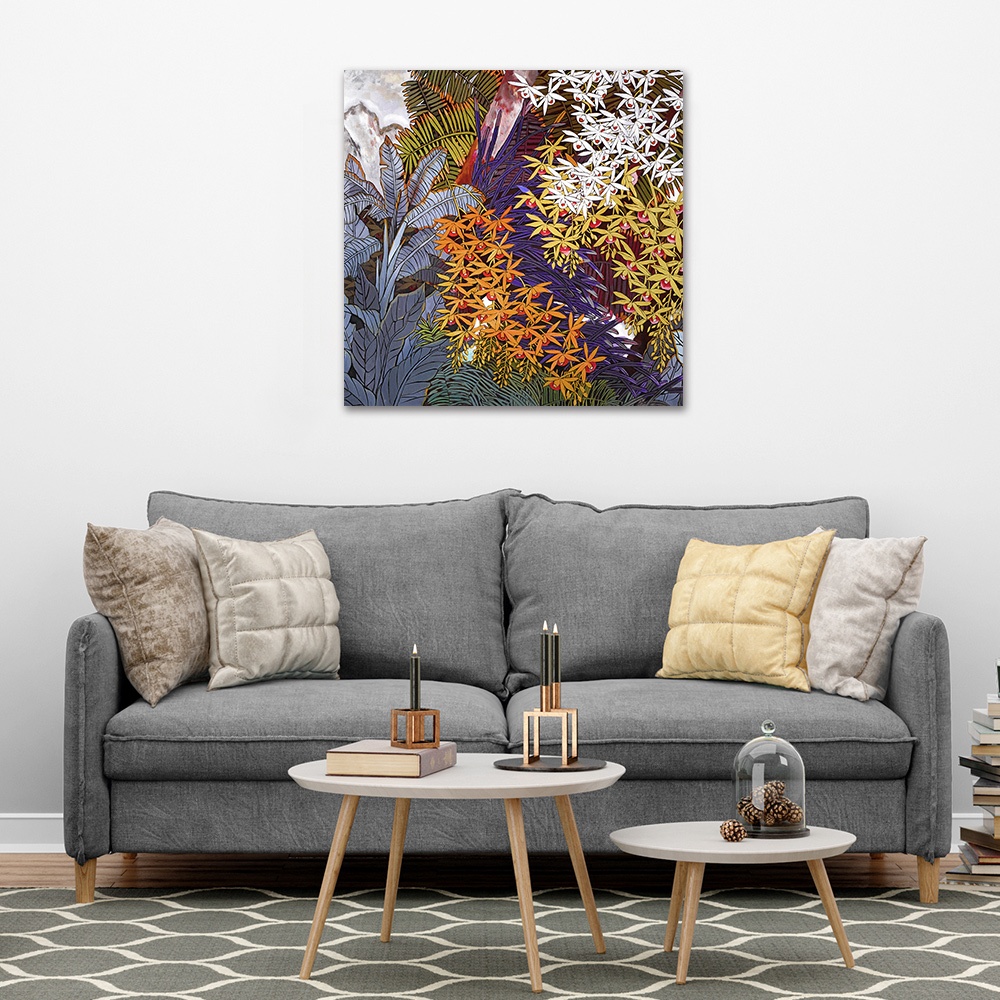【御畫房】花語系列一 國家一級畫師手繪油畫80&times;80cm(VF-179), , large