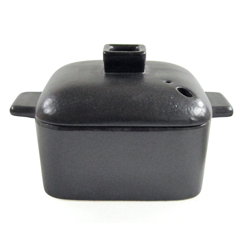 [豐名日本餐具] 五號正角鍋 黑無光 / C05PT8-1-2, , large