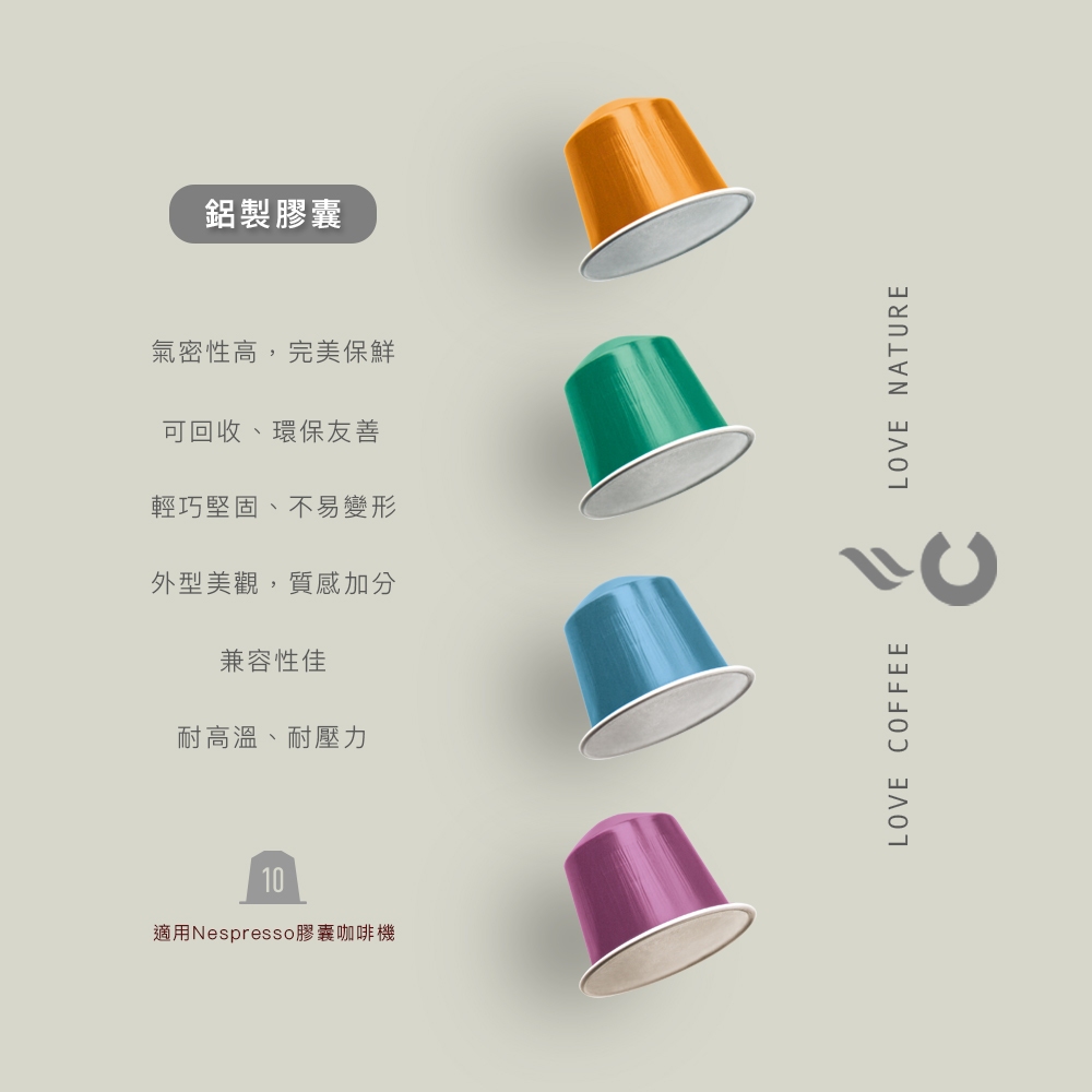 【CARRARO】經典香韻系列咖啡膠囊 4款任選(10顆/盒)｜僅適用Nespresso Original膠囊咖啡機, , large