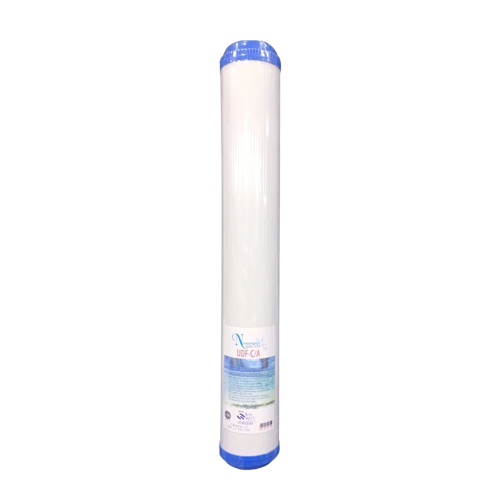 【麗水生活】20吋小胖活性碳濾芯 UDF 濾心 20"小胖濾心 活性碳顆粒狀 濾心 第二道 20吋濾心 20英吋濾心, , large