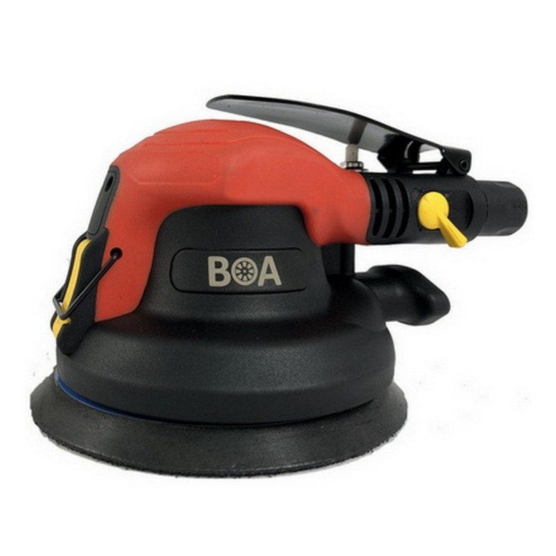 【BOA】5吋 氣動磨光機 研磨機 打蠟機 打磨機 研磨 汽車美容 拋光 氣動工具 免板手, , large