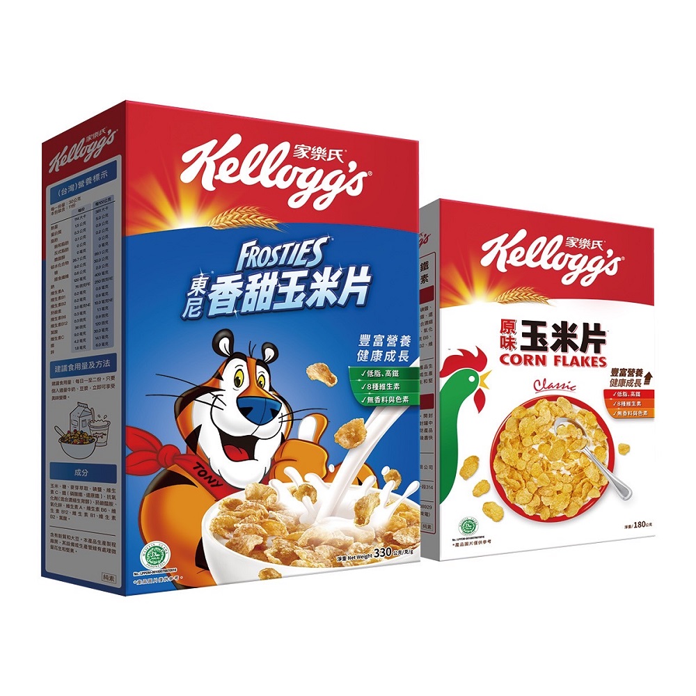 家樂氏東尼香甜玉米片超值組510g, , large