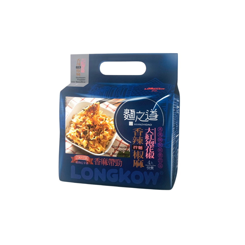 龍口麵之道香辣椒麻拌麵446g, , large