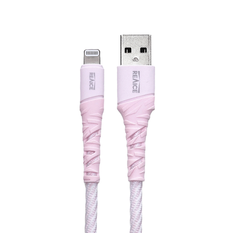 【台陞科技】REAICE USB-A to Lightning 1.2M 耐磨編織傳輸充電線 二入組 /多色可選, , large