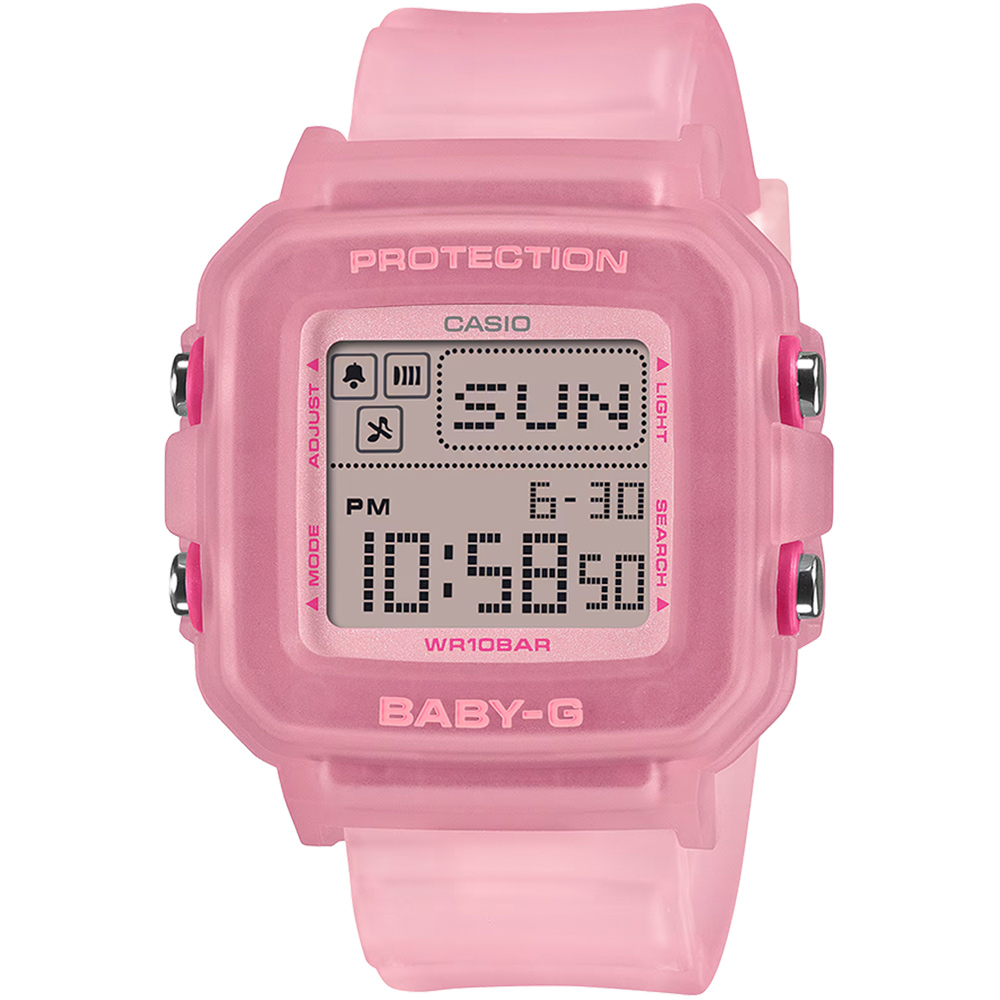 CASIO 卡西歐BABY-G+PLUS 奇幻復古風格電子錶 吊飾套組 女錶 手錶 送禮 禮物 推薦(BGD-10KG-4), , large