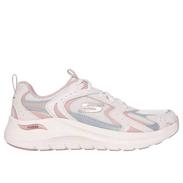 Kixpress-Skechers Arch Fit 2.0 女 運動休閒鞋 舒適 粉紅 銀 [150332PNK], , large