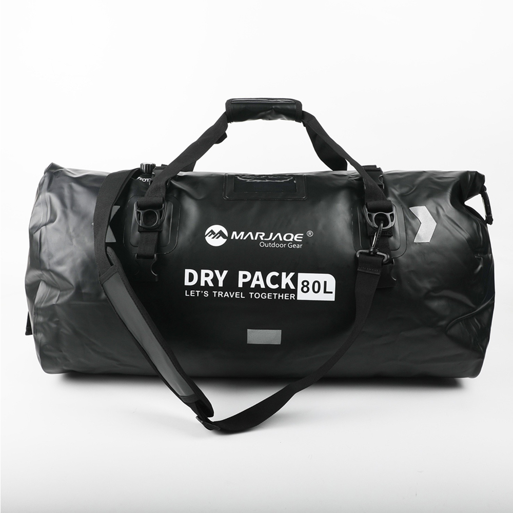 High-capacity MARJAQE motorcycle waterproof bag, multi-functional waterproof bag, camping storage bag, motorcycle rear seat bag, motorcycle tail bag, water rescue bag., , large