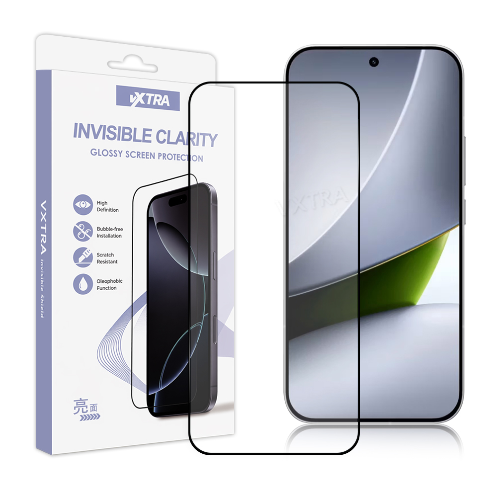 VXTRA 全膠貼合 POCO F9 Pro 滿版疏水疏油9H鋼化頂級玻璃貼 保護貼(黑), , large
