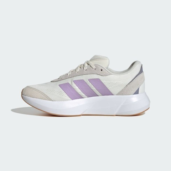 Kixpress-Adidas 愛迪達 Lightshift 女 運動休閒鞋 舒適 米 紫 [JS4257], , large