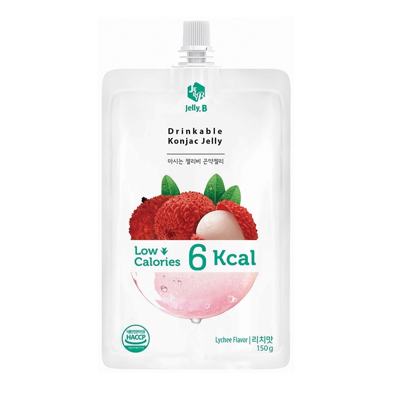 JELLY B KONJAC JELLY-LYCHEE, , large
