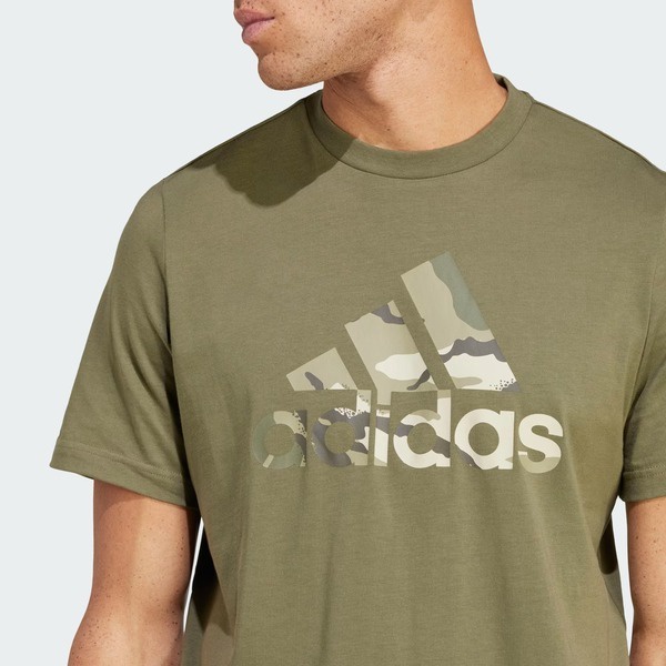 Adidas M Camo G T 1 男 短袖 上衣 T恤 運動 休閒 迷彩 棉質 舒適 橄欖綠 [IR5830], , large