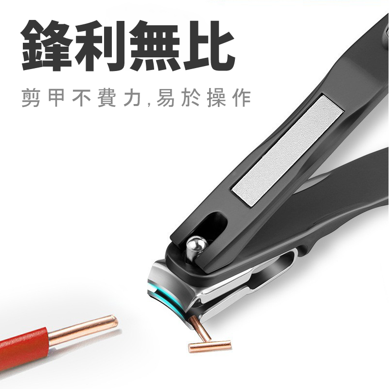 360&deg; Rotating Nail Clippers for Seniors, Long Handle Fingernail Clippers for Men and Women, Ergonomic Easy Grip, Toenail Clippers for Thick Nails, SUNDEN SD1444, , large