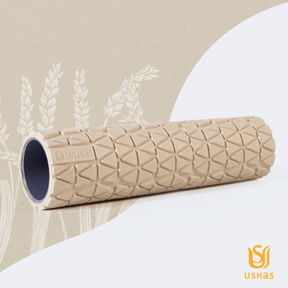 ZenRoller EcoGrain L 稻穀環保紓壓滾筒L(50.8x13cm)丨台灣製丨筋膜按摩, , large
