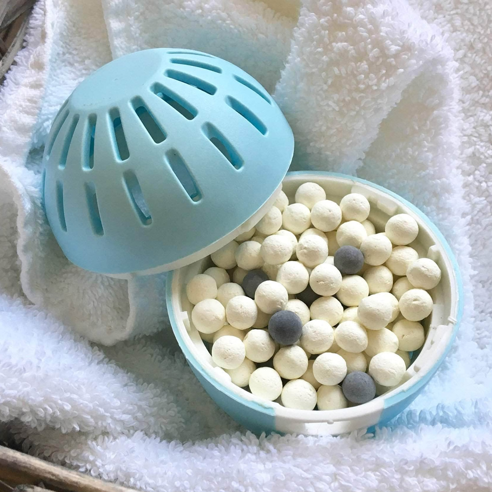 英國ECOEGG-環保低敏潔衣蛋(70次/粉藍柔軟舒棉), , large