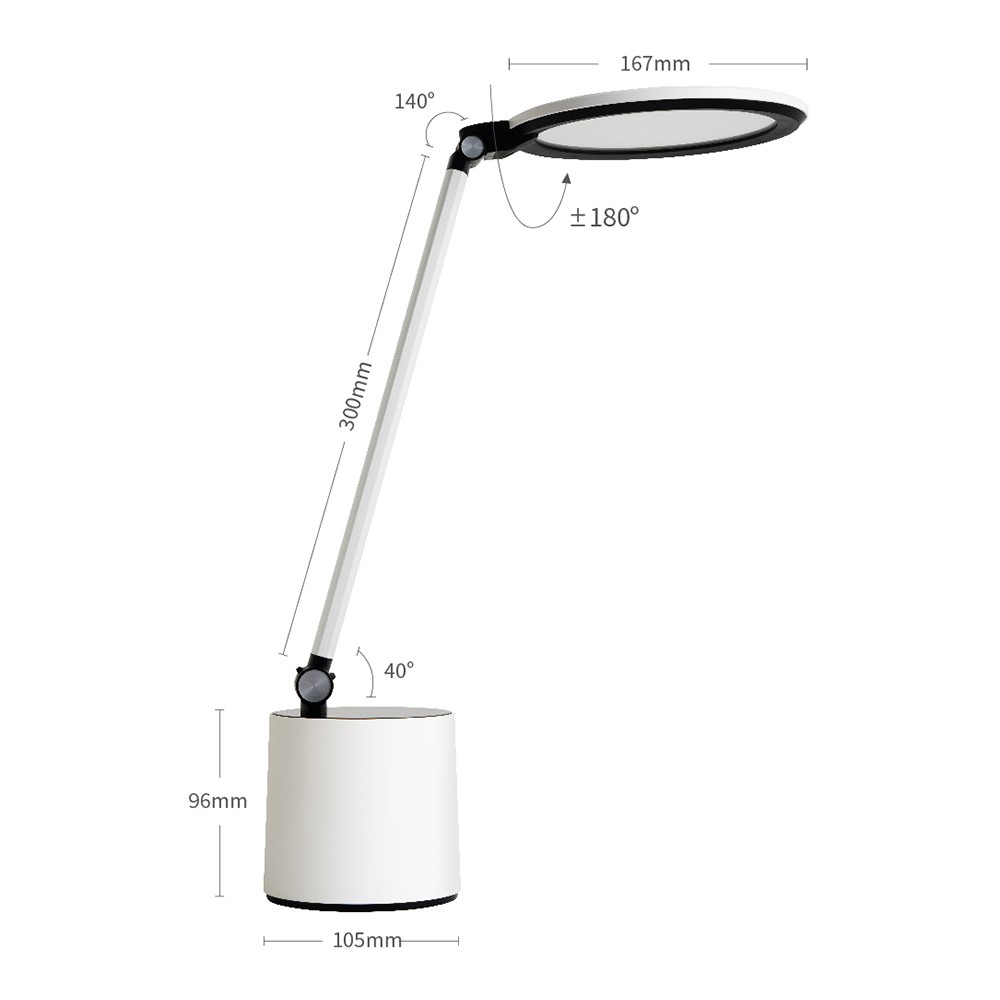 66156 Darwin desklight white TW, , large