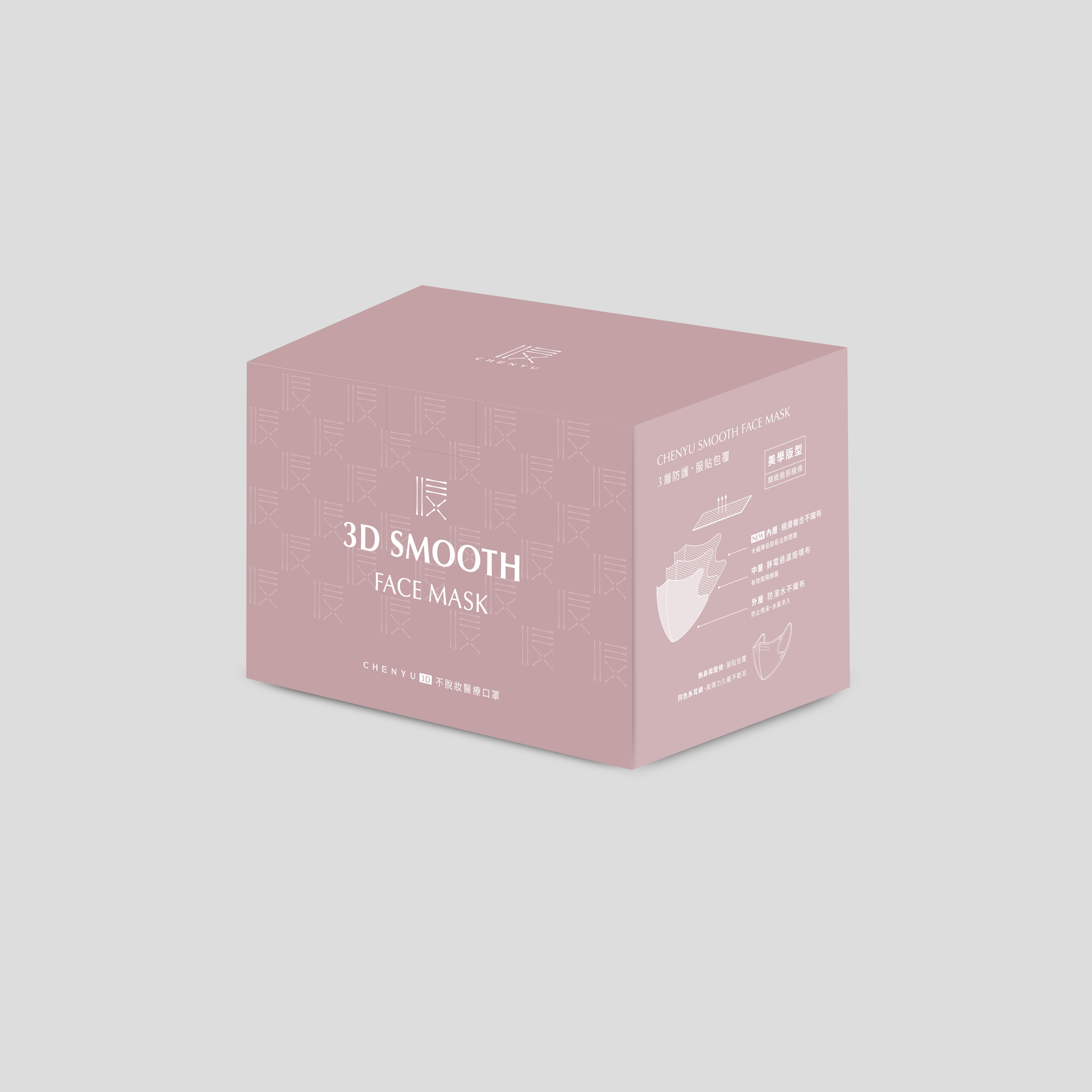 CHENYU 3D MAKEUP TRANSFER PROOF FACE MASK 30Piece, , large