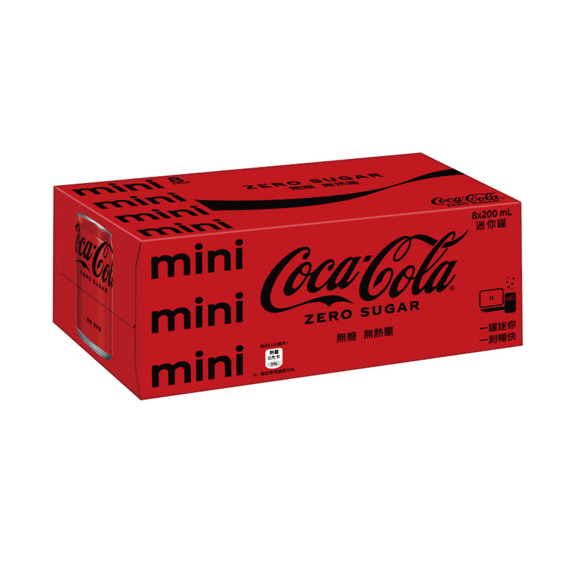 Coca-Cola Zero Mini CAN 200ml , , large
