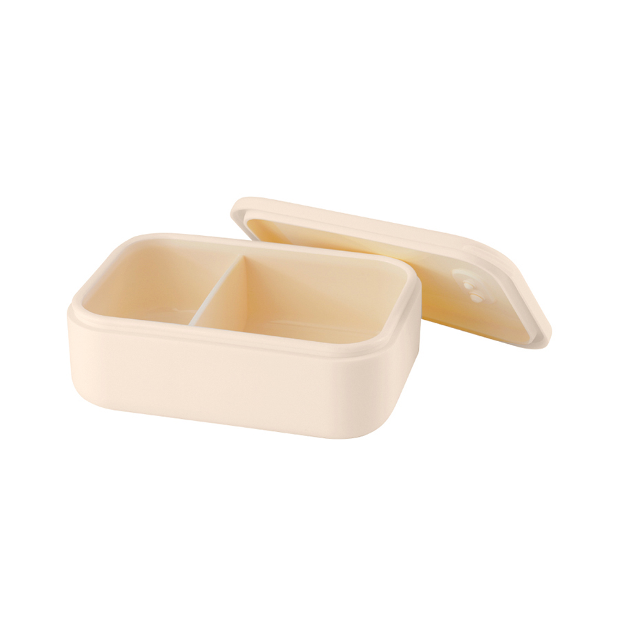 LL silicone container with divider, , large