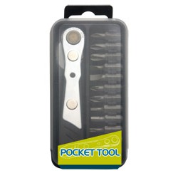 【現貨/含稅】STAND 仕典工具 口袋型棘輪扳手工具組 00150027 棘輪扳手, , large