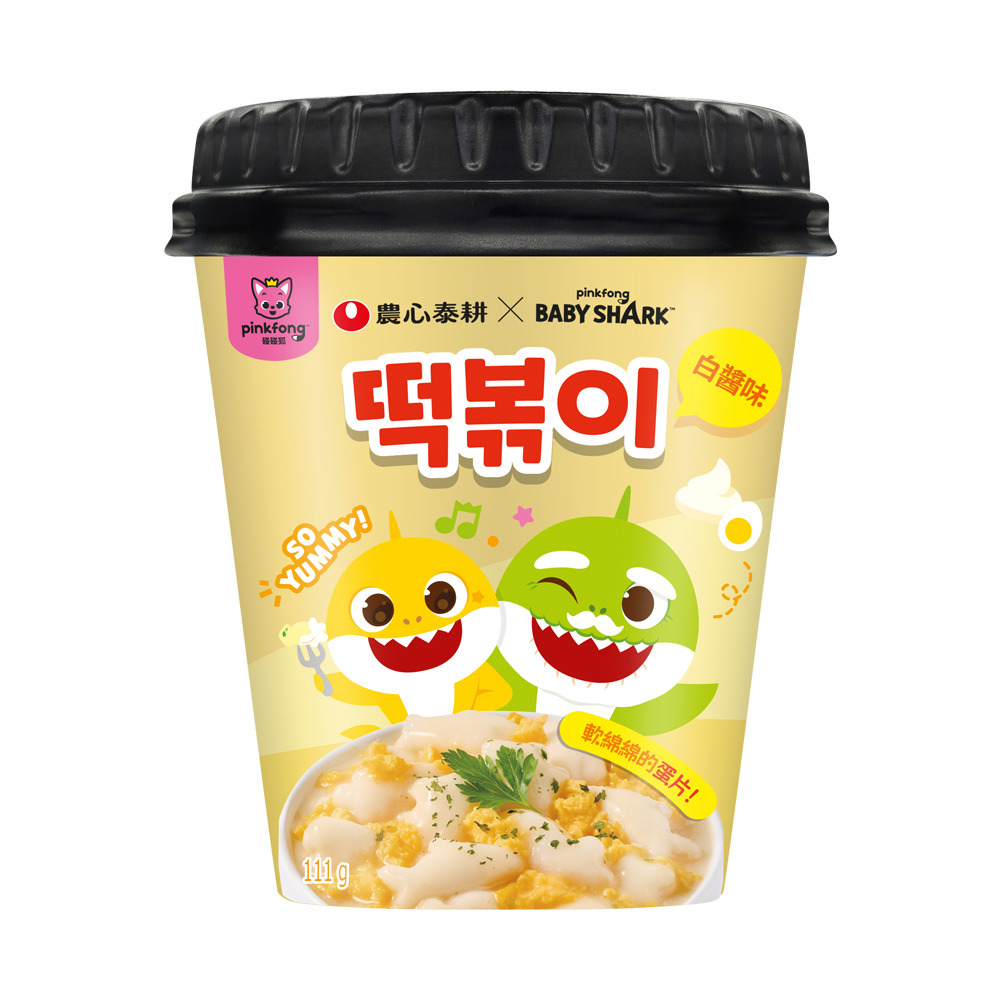 農心泰耕 Baby Shark 炒年糕杯(白醬味), , large