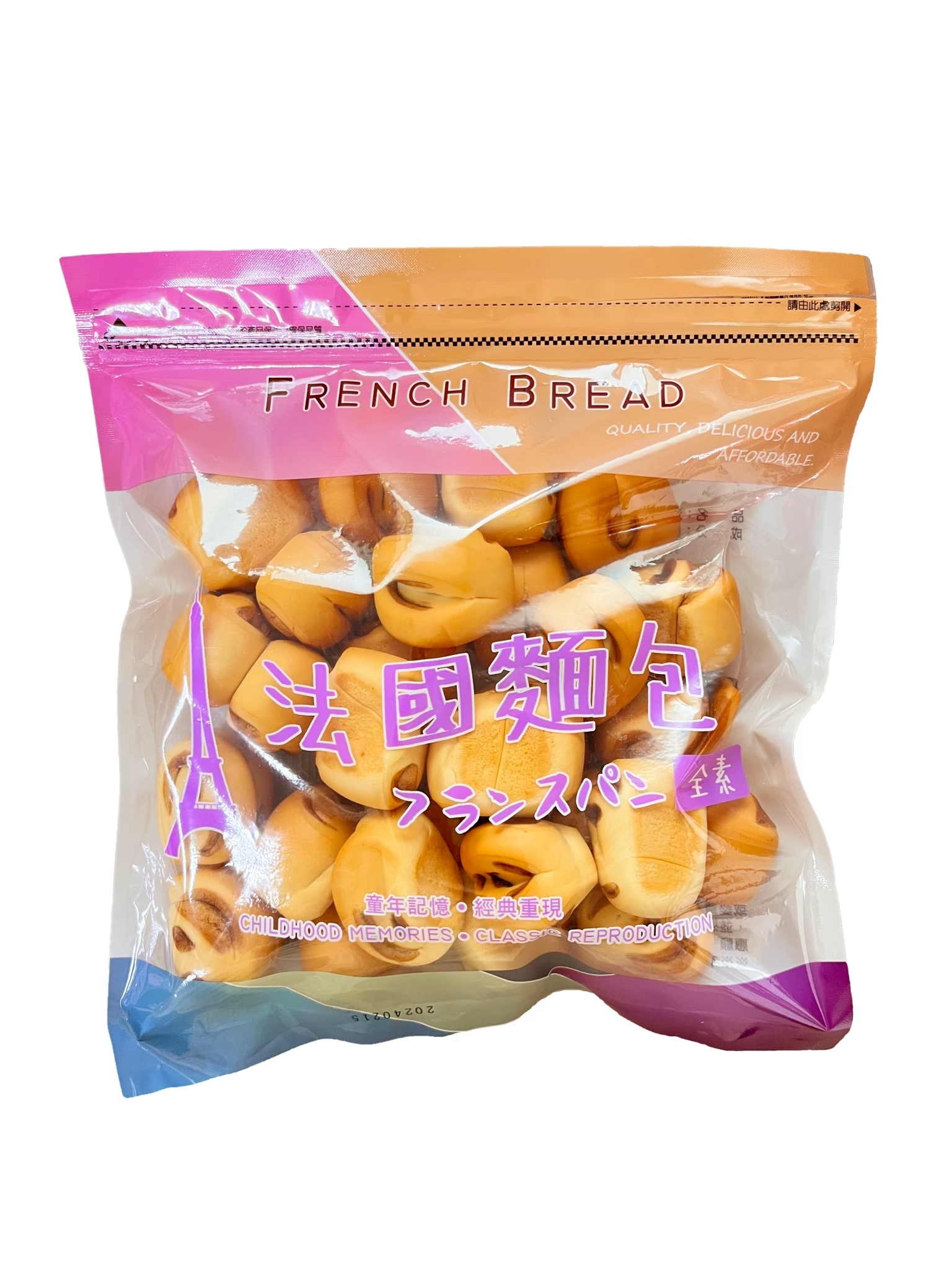 【劉霸】古早味麵包 - 草莓、巧克力小丸子、法國麵包 (各一箱), , large