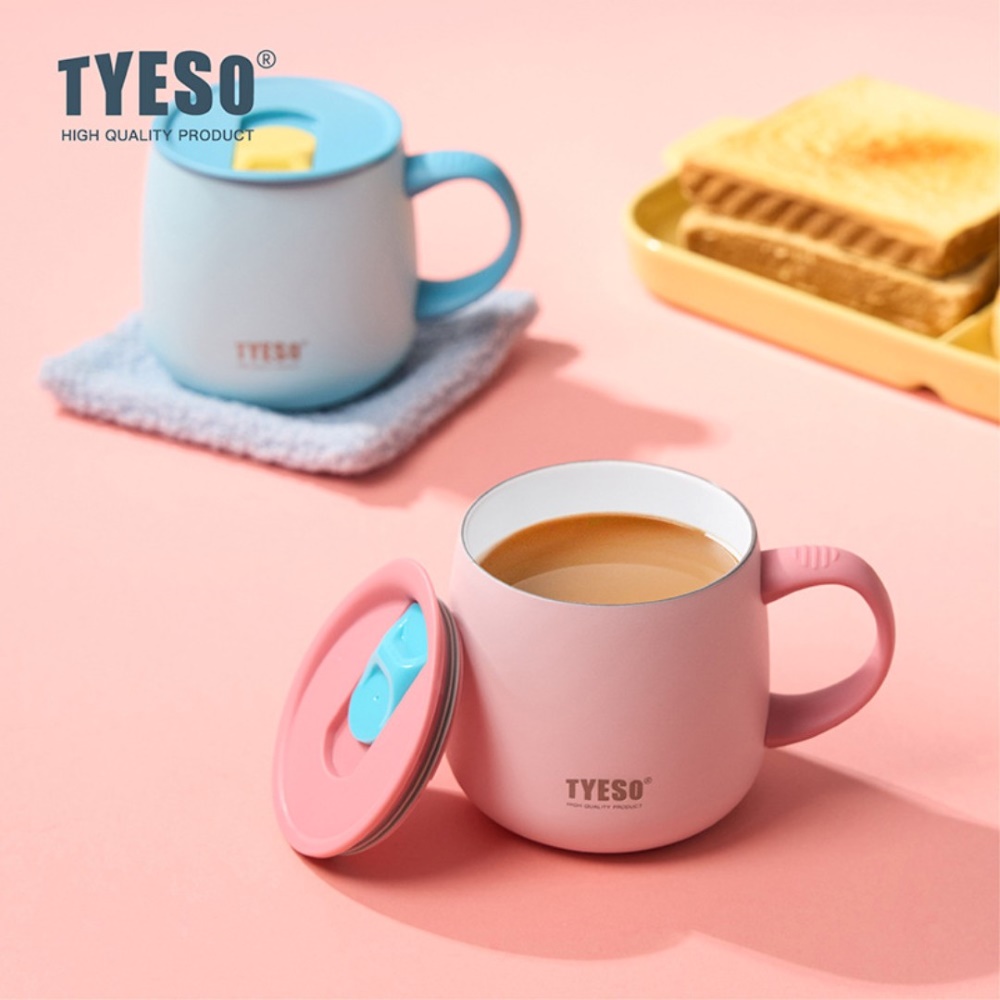 【H&R安室家】TYESO泰碩 陶瓷易潔層馬克杯355ml(H72), , large