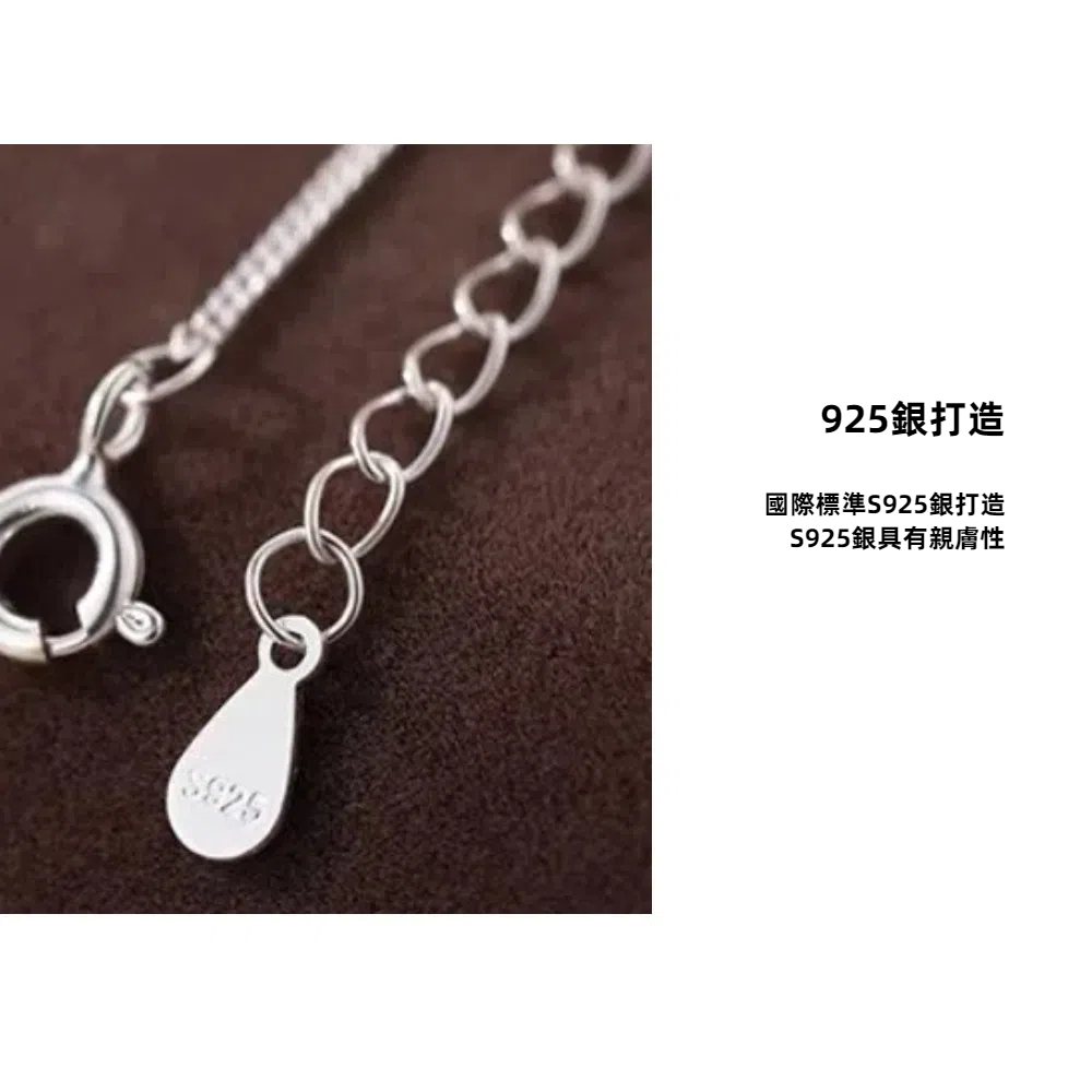【A&R】S925純銀蝴蝶結淡水珍珠鎖骨項鍊 附馬卡收納盒, , large