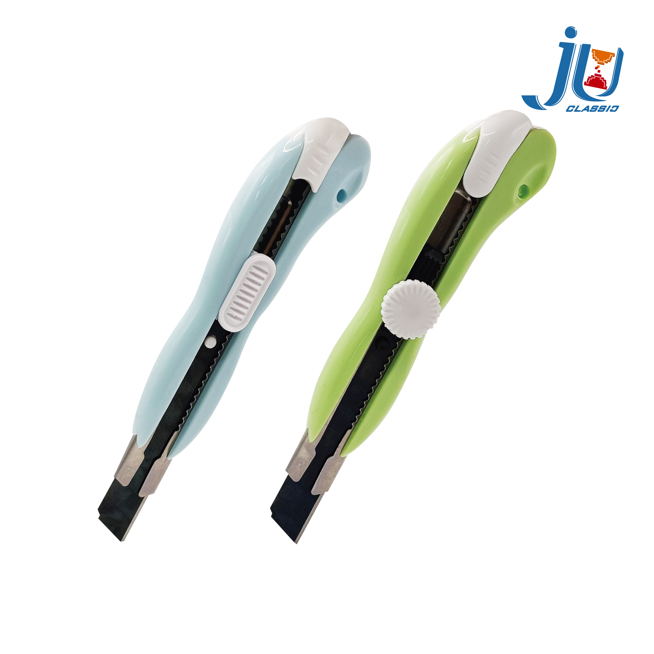 鉅玉經典｜Multi-purpose utility knife (white and blue) J-618, , large
