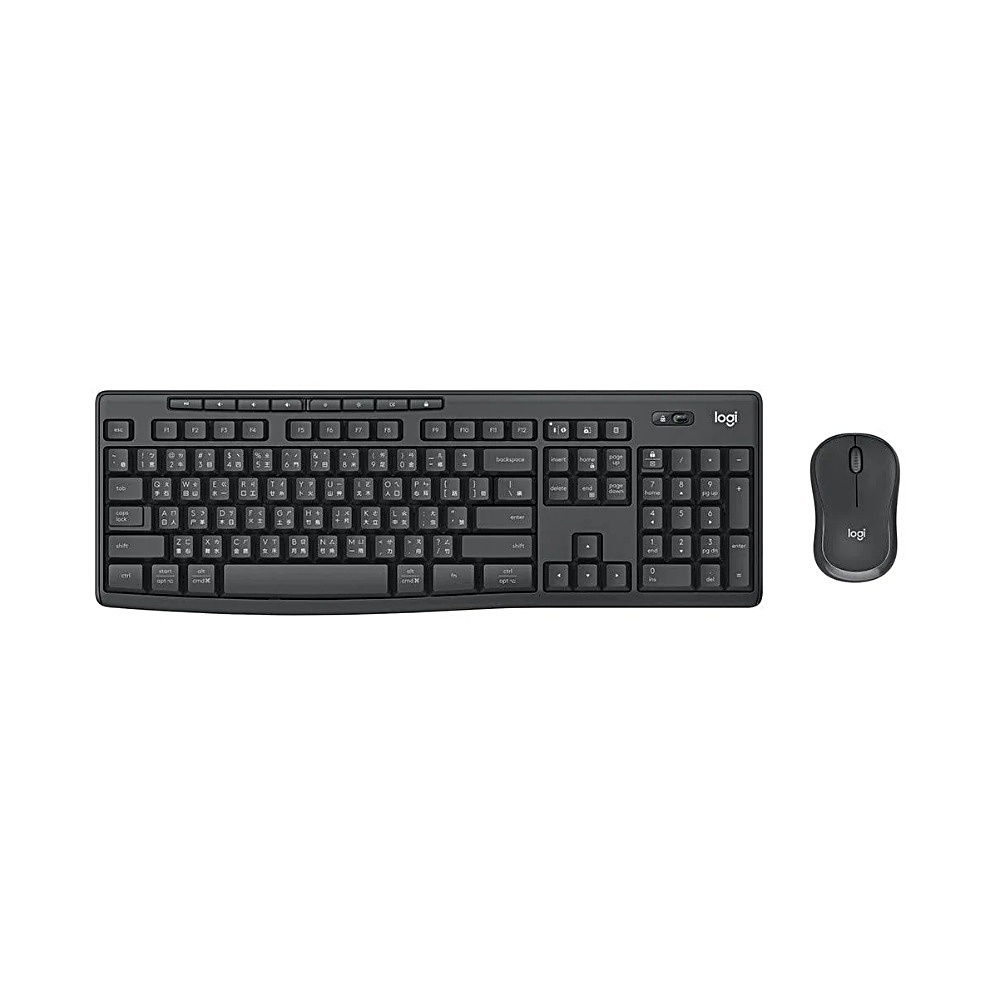 【 Logitech 羅技 】MK370 無線 鍵盤滑鼠組 企業版 石墨灰 公司貨, , large