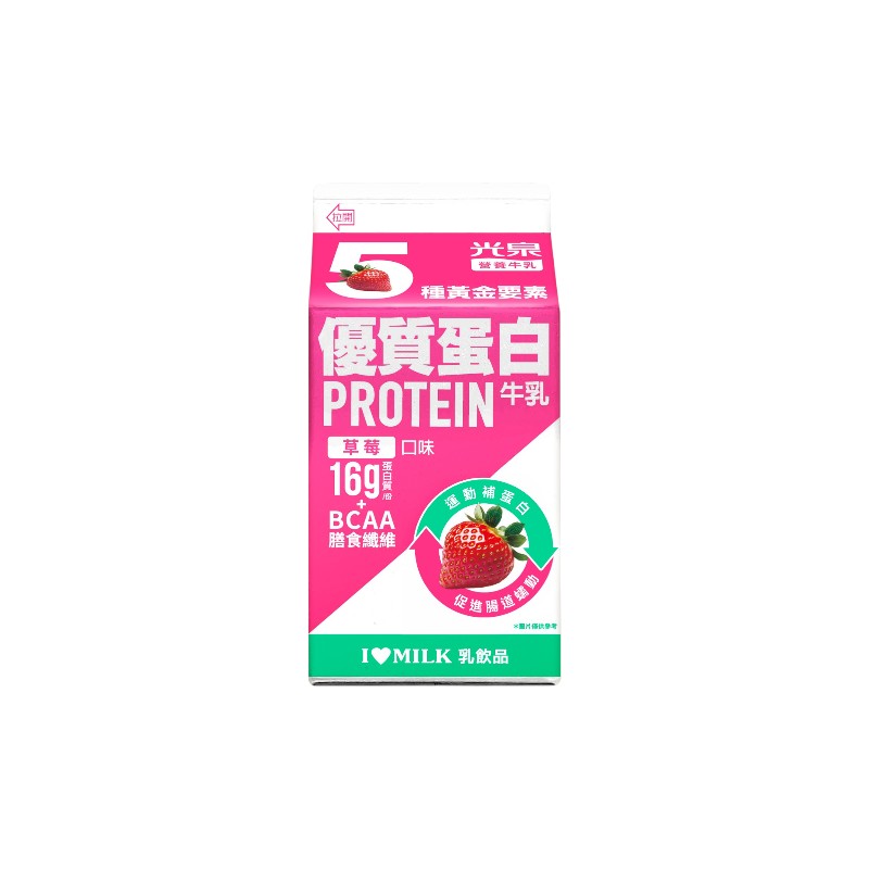 Strawberry Protein Milk, , large