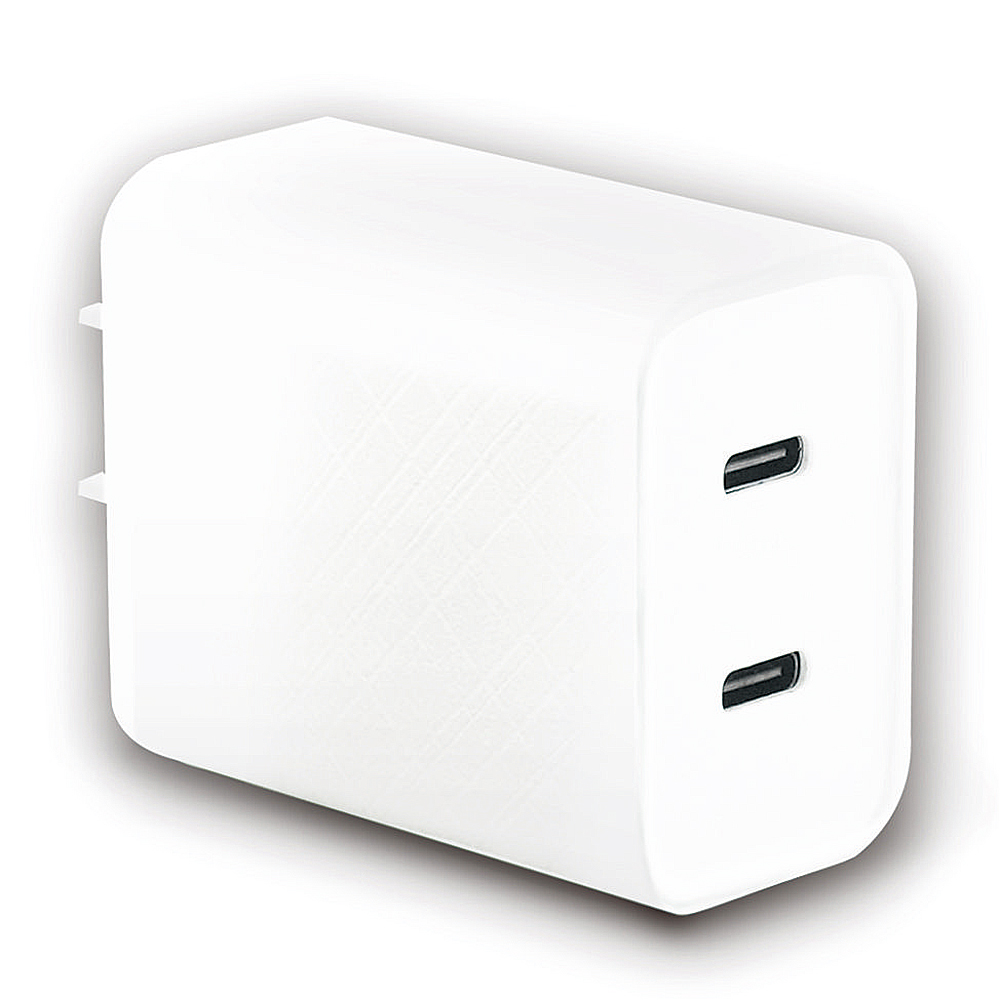 [寶旺旺]聖岡科技 Type c 雙孔2.4A智能充電器USB-524C, , large