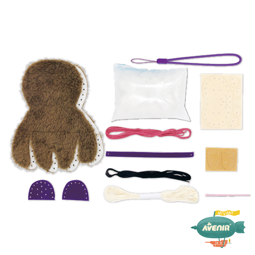 DIY Sewing Kit Sloth, , large