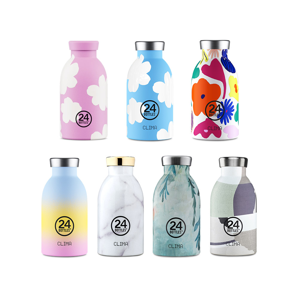 [義大利 24Bottles] 不鏽鋼雙層保溫瓶 330ml, , large
