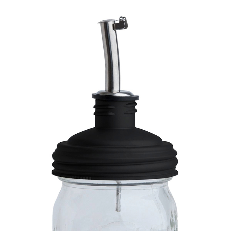 Ball&reg; 16oz/480ml 窄口倒油嘴瓶蓋組合 reCAP Mason Jars Pour Spout Lid 醬料瓶塞/調味瓶/玻璃油壺/油瓶/注油嘴/倒油嘴, , large