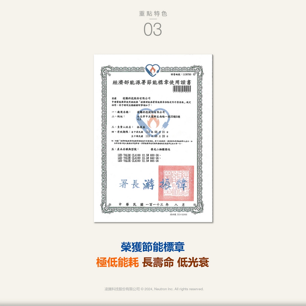 [凌騰科技] OSRAM 歐司朗 12.5W LED 節標燈泡 E27-4入組, , large